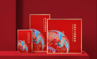 傳統(tǒng)鳳凰元素的燕窩創(chuàng)意新年禮盒包裝-櫻美包裝